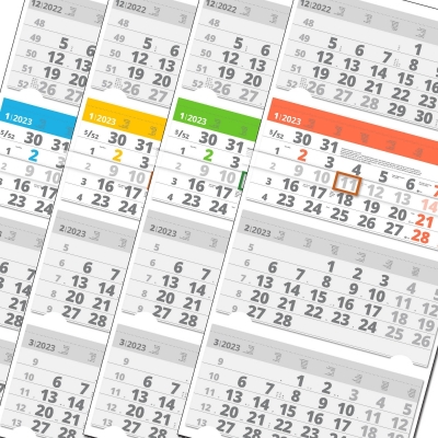 4 month calendar Universal Color