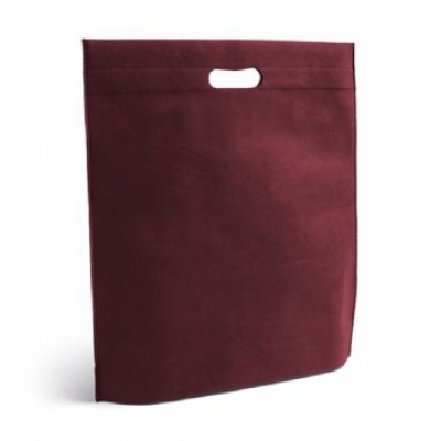 non-woven bag with die-cut handles, Bordo