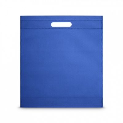 non-woven bag with die-cut handles, Royal Blue