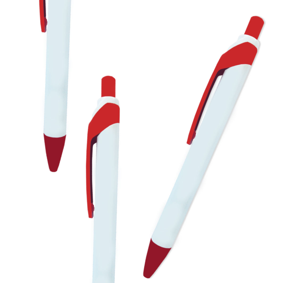 Antibacterial Pen White/Red | Antibakterieller Stift Weiss/Rot