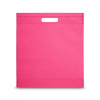 non-woven bag with die-cut handles, Pink