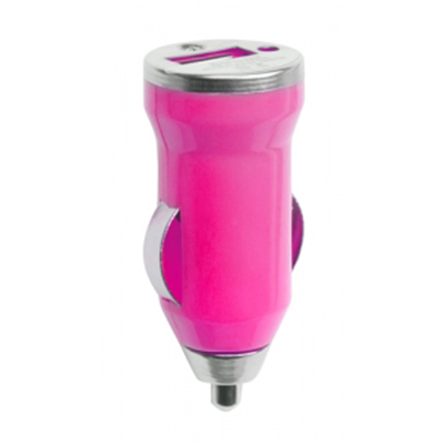 85715HIKAL - USB Car Charger - Pink