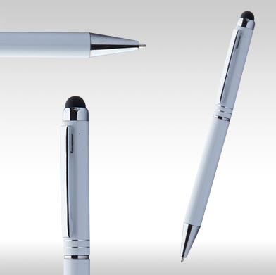 NISHA Metal Pen White AP741004-01