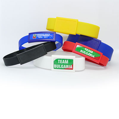 Branded Promotional Silicone Wristbands